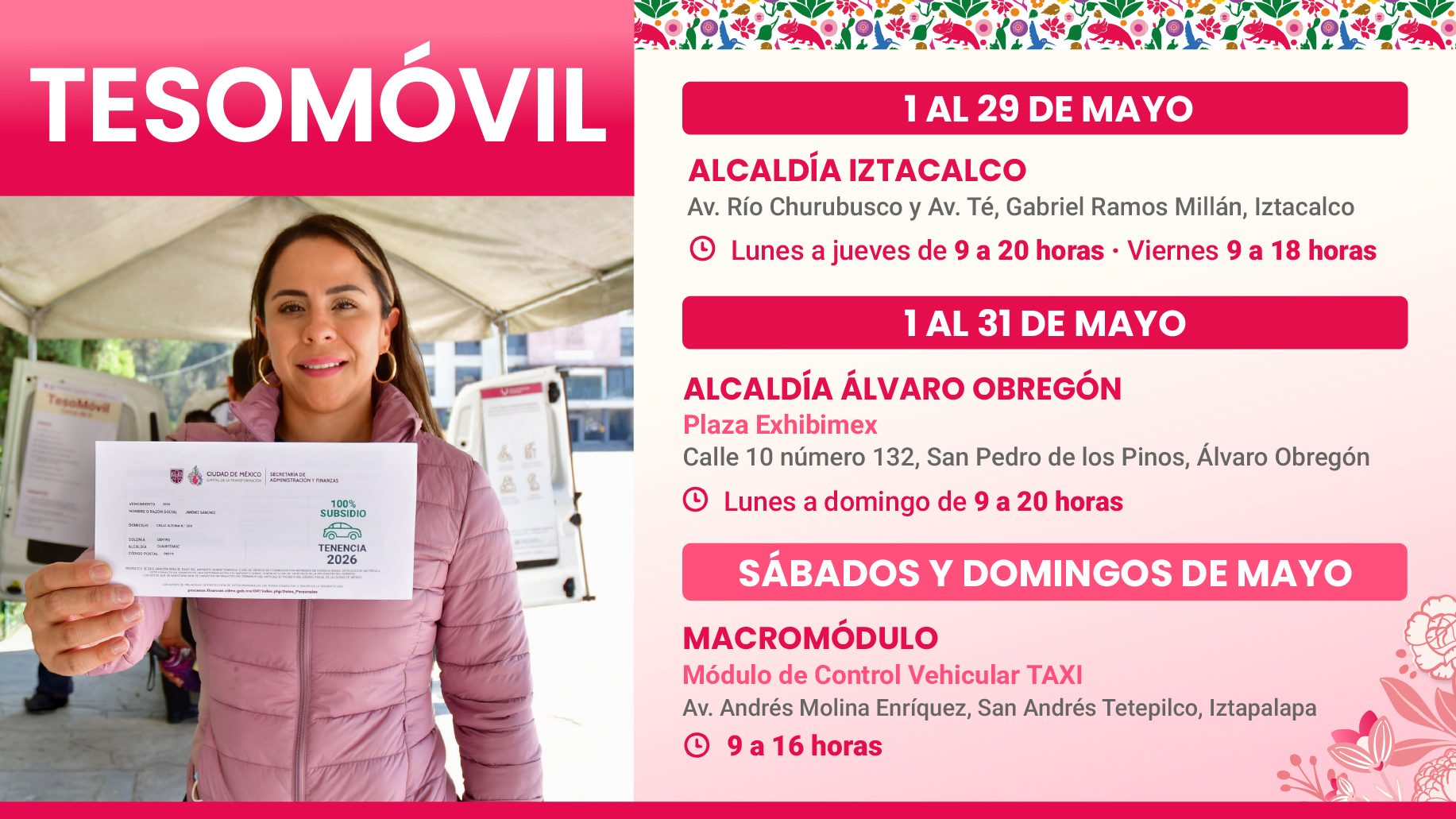 <h4>Tesomóvil</h4>